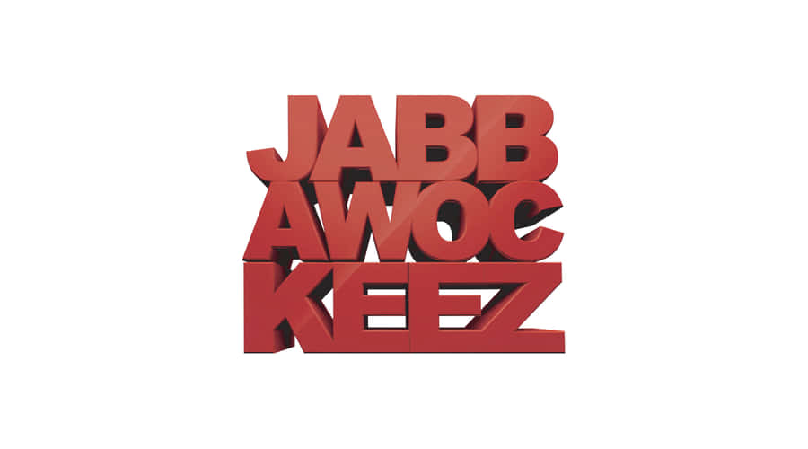 Jabbawockeez Red Logo Word Wallpaper