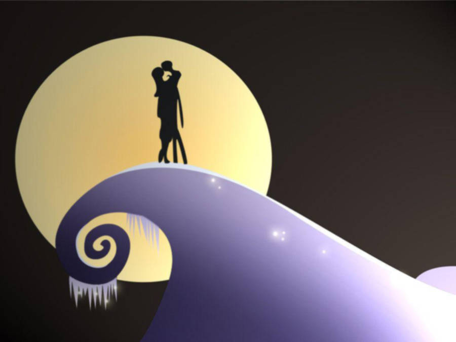 Jack And Sally Kiss Wallpaper