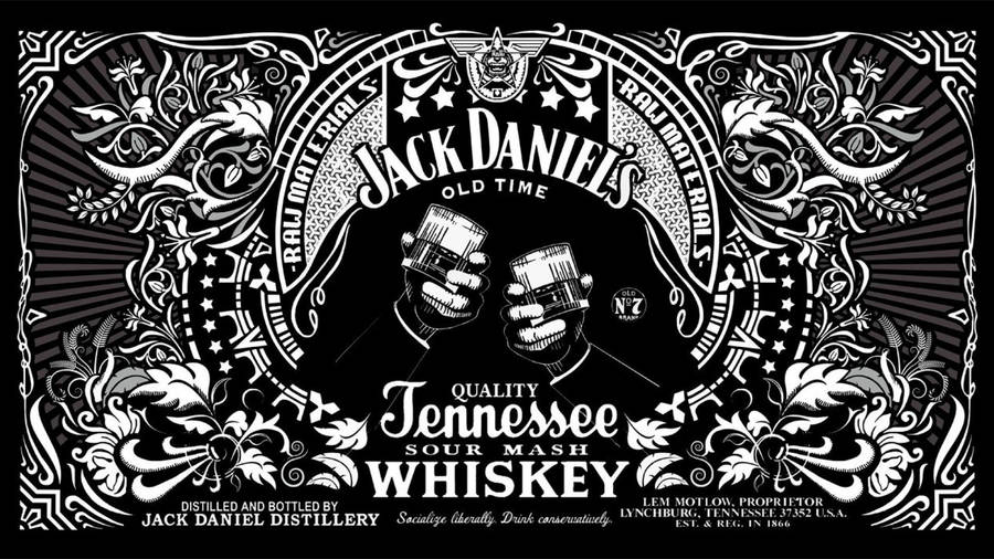 Jack Daniels' Logo For Beverage Brands Wallpaper