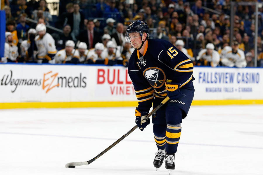 Jack Eichel Buffalo Sabres Attacking Motion Wallpaper