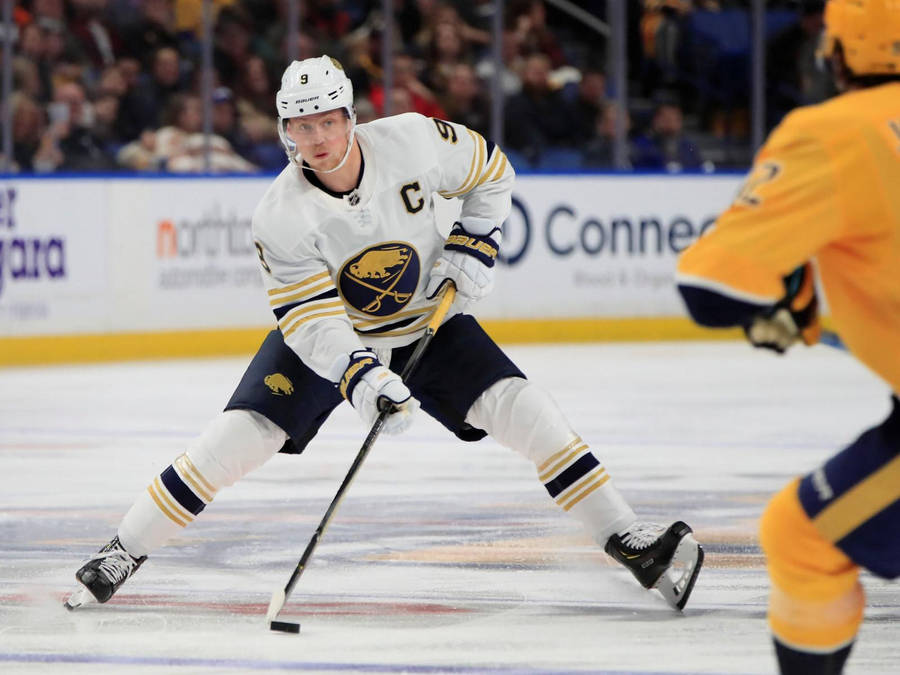 Jack Eichel Buffalo Sabres Split Attack Wallpaper