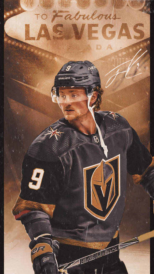 Jack Eichel - The New Face Of Vegas Golden Knights Wallpaper