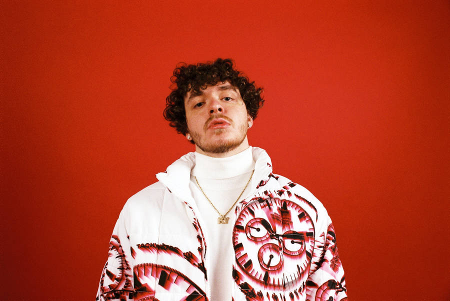 Jack Harlow Wearing Supreme Jacket Wallpaper