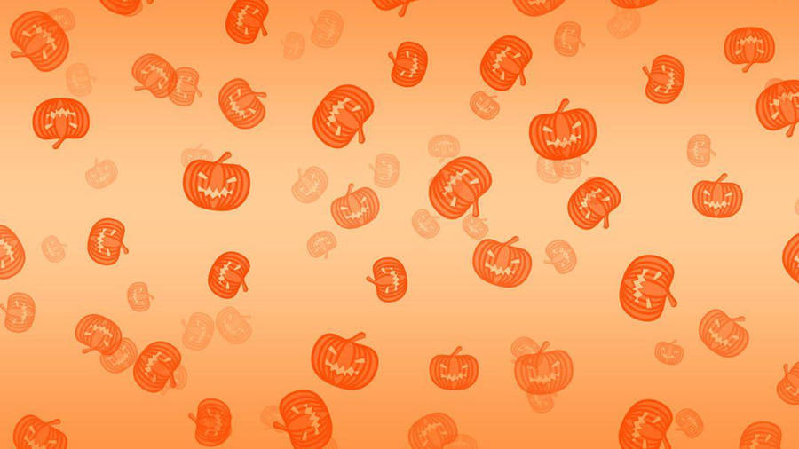 Jack-o'-lantern Cute Halloween Desktop Wallpaper