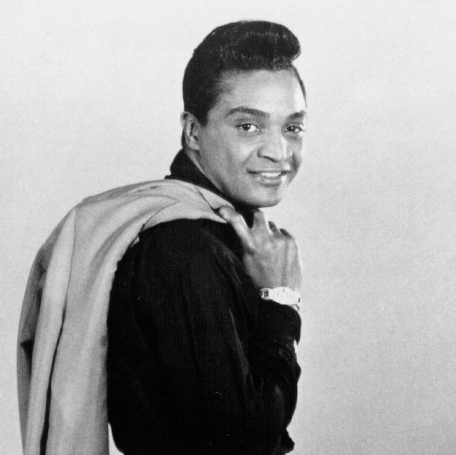 Jackie Wilson American Singer Black And White Wallpaper