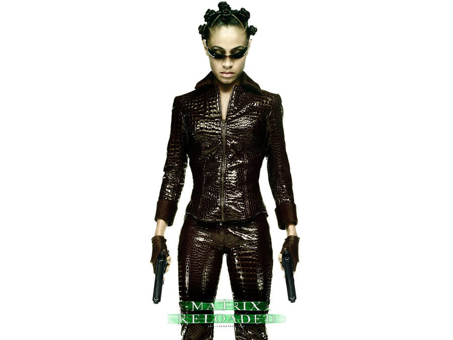 Jada Pinkett Smith The Matrix Costume Wallpaper