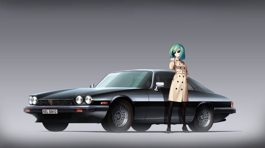 Jaguar Xjs Anime Car Wallpaper