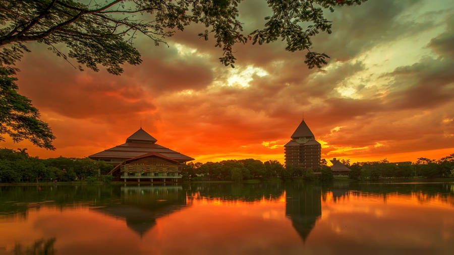 Jakarta Danau Kenanga Universitas Wallpaper