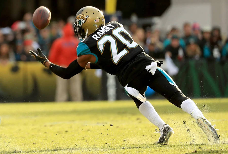 Jalen Ramsey Interception Shot Wallpaper