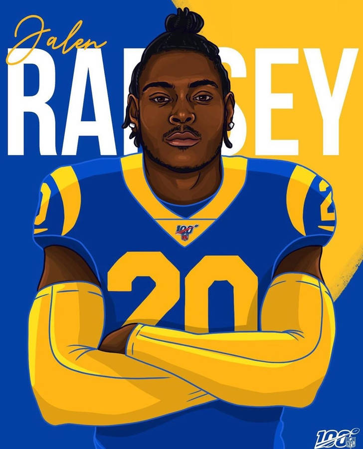 Jalen Ramsey Vector Art Wallpaper