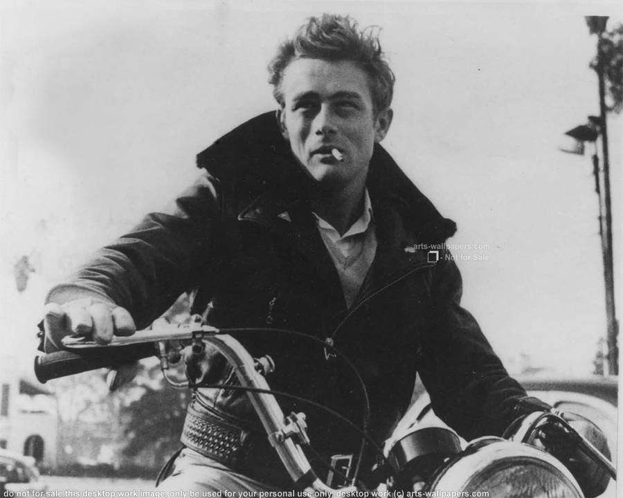 James Dean Biker Wallpaper