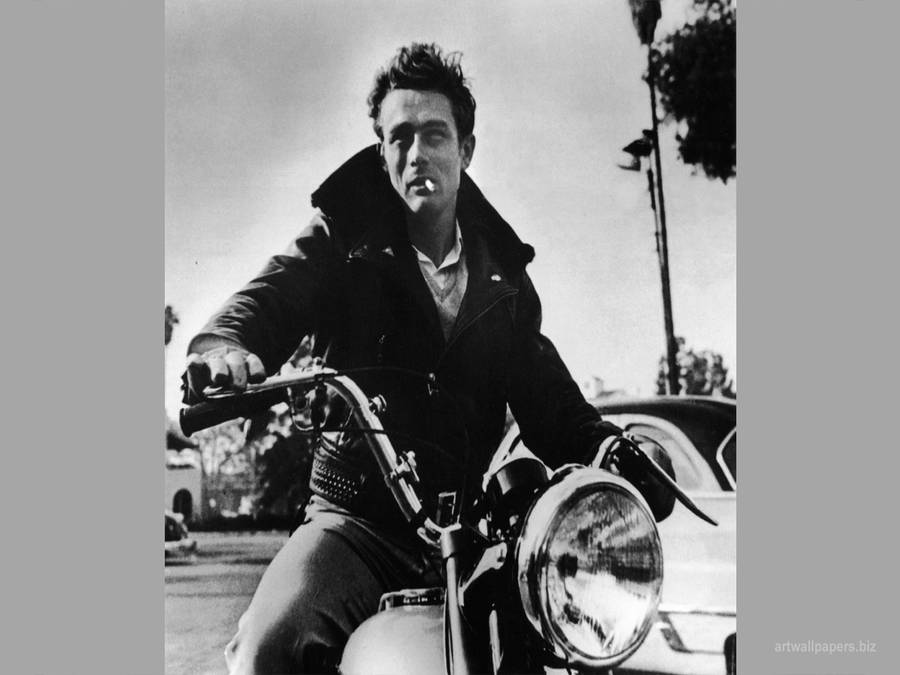 James Dean Motorcycle Wallpaper