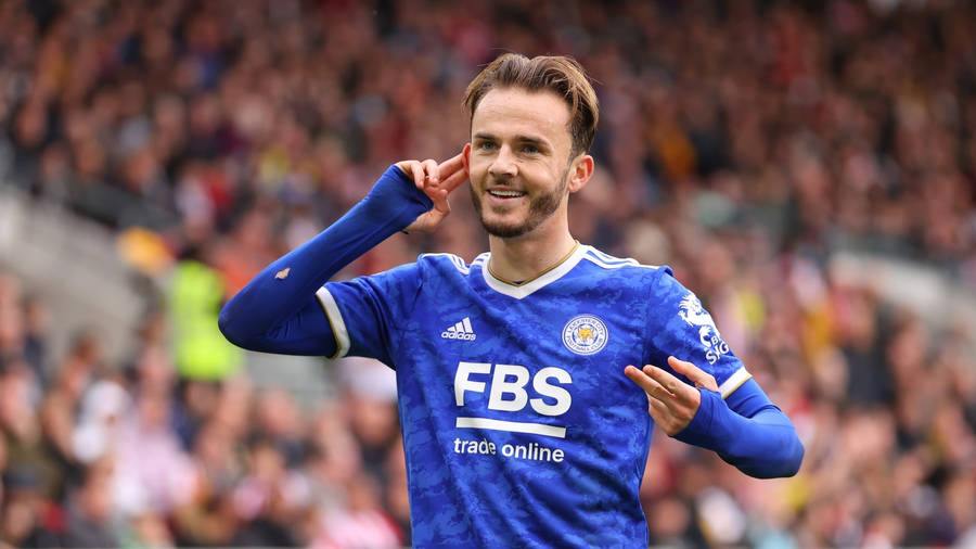 James Maddison Happy Wallpaper