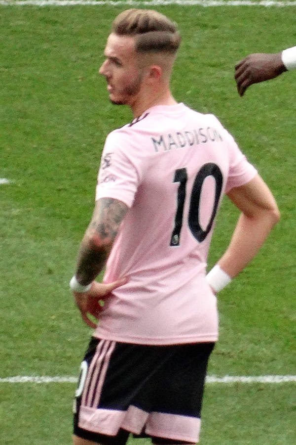 James Maddison Pink Wallpaper