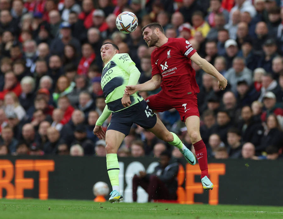 James Milner Air Duel Wallpaper