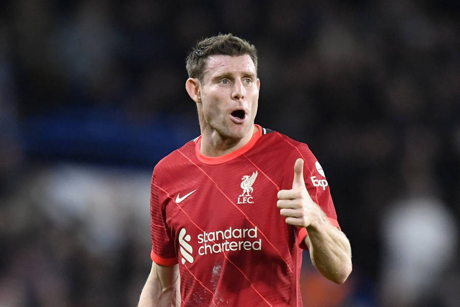 James Milner Thumbs Up Wallpaper