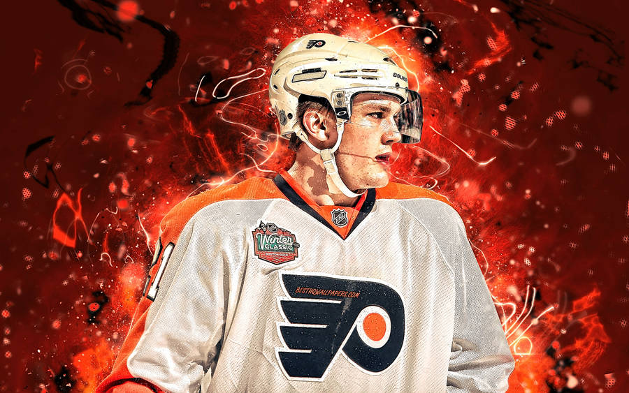 James Van Riemsdyk Red Art Wallpaper