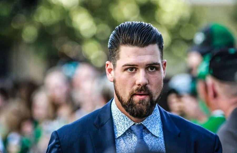 Jamie Benn Nhl Player In A Suit Wallpaper