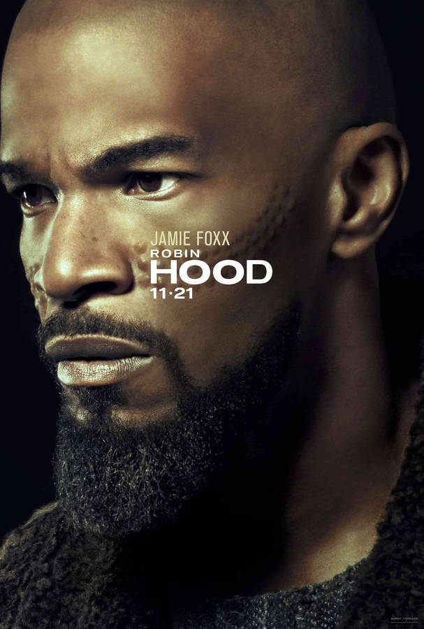 Jamie Foxx Close-up As Robin Hood Wallpaper