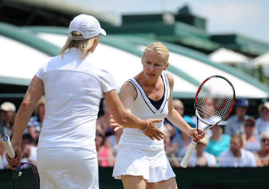 Jana Novotna And Martina Navratilova Wallpaper