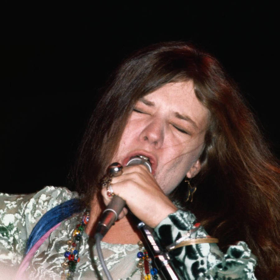 Janis Joplin Concert Snap Wallpaper