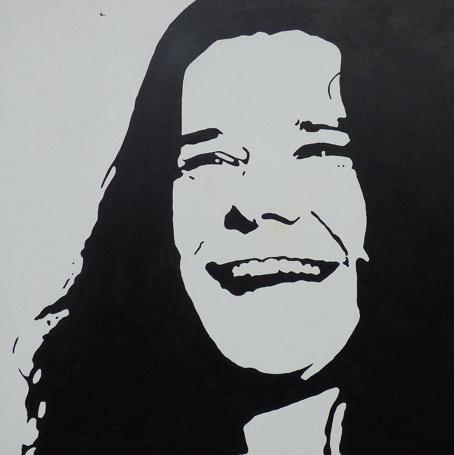 Janis Joplin Vector Art Wallpaper