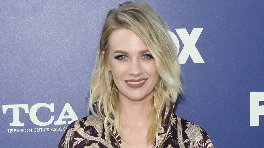 January Jones Red Carpet Look Wallpaper