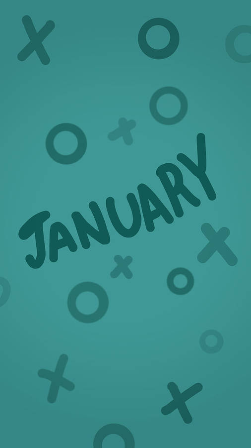 January Xo Doodle Wallpaper