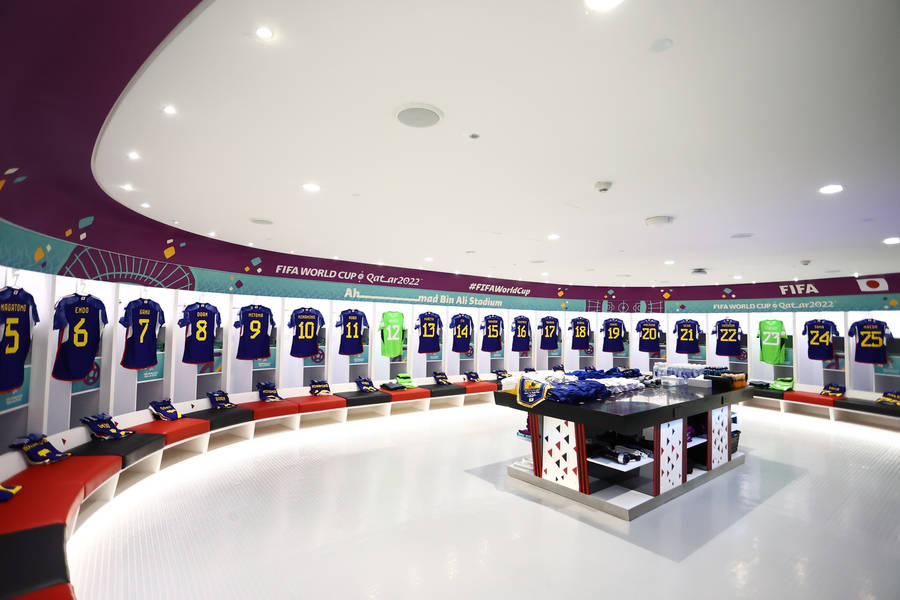 Japan National Football Team World Cup Locker Wallpaper