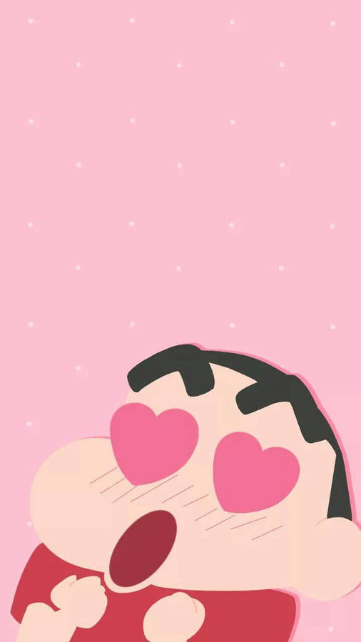 Japanese Anime Character Shin Chan Iphone Wallpaper