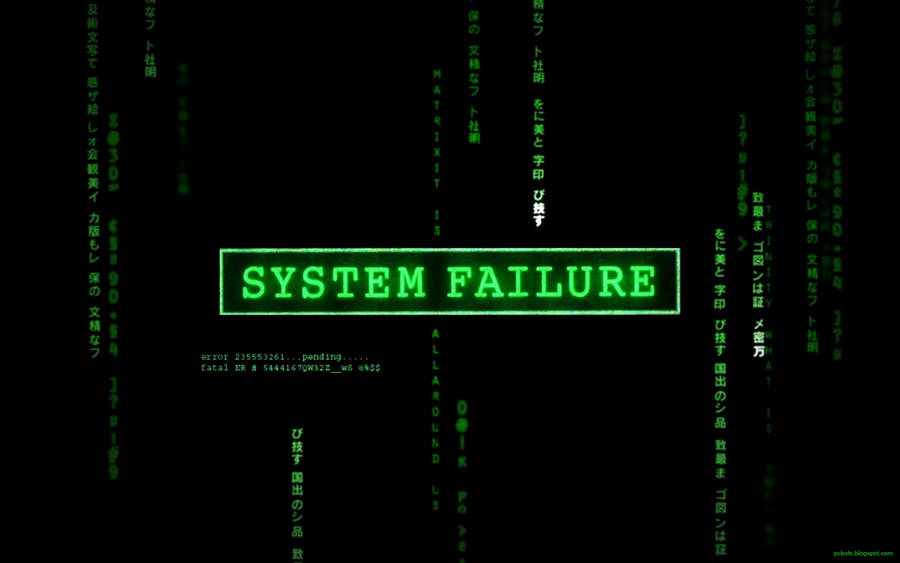 Japanese Hacker System Failure Wallpaper