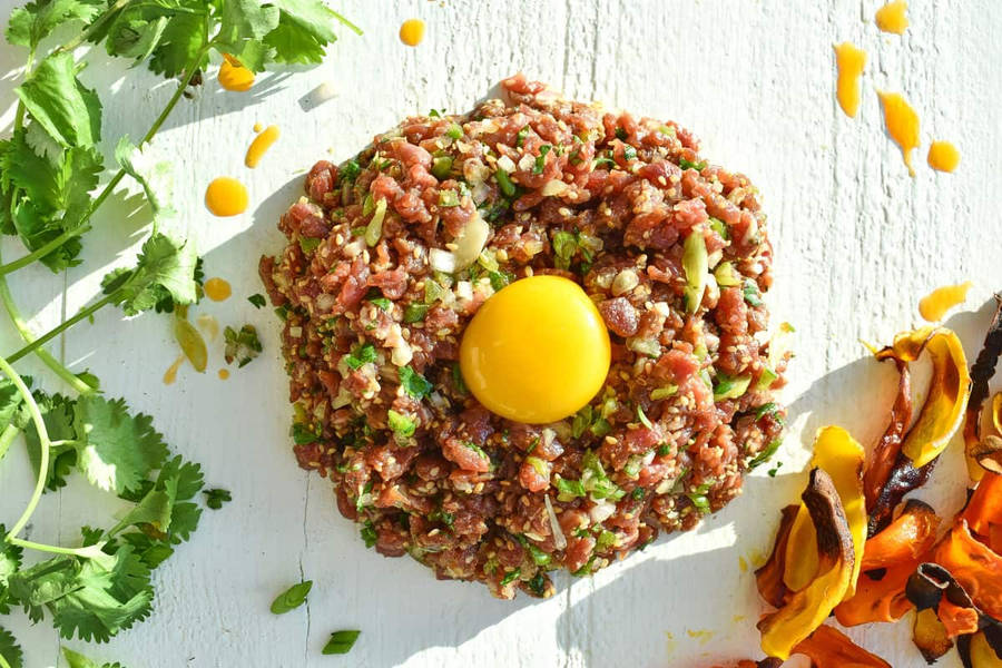 Japanese Steak Tartare Wallpaper