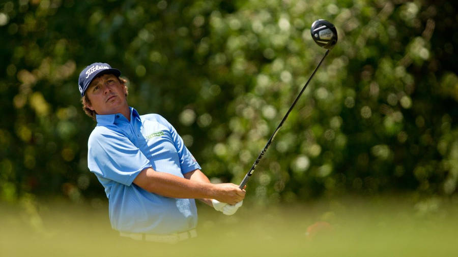 Jason Dufner Gazing At Golf Ball Wallpaper