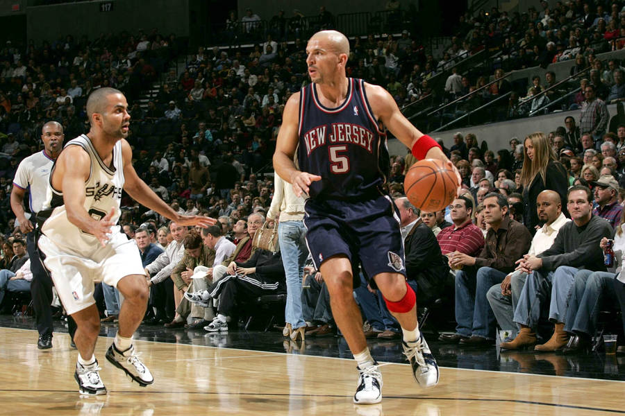 Jason Kidd Against Tony Parker Wallpaper