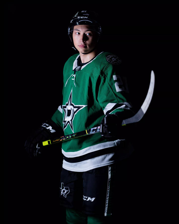 Jason Robertson Dallas Stars Promotional Shoot Wallpaper