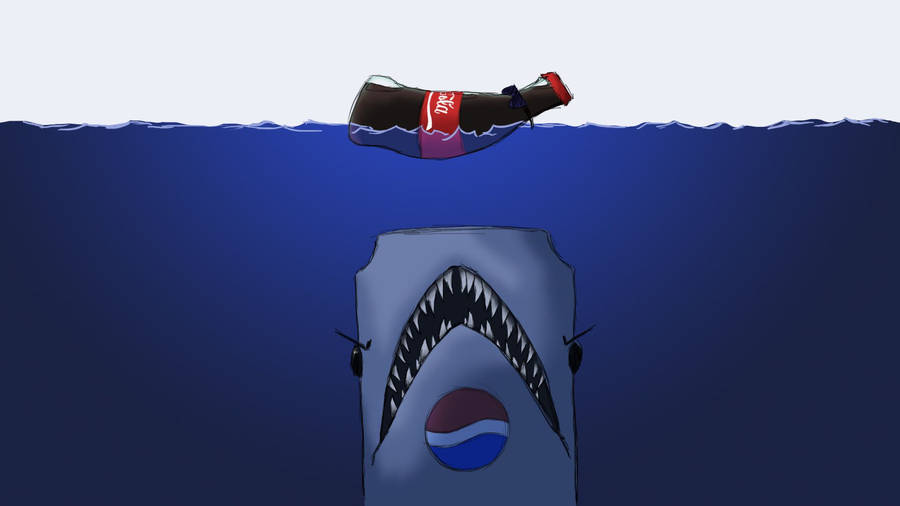 Jaws Soda Fan Art Wallpaper