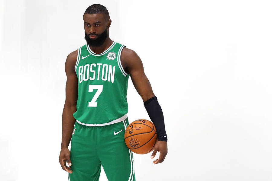 Jaylen Brown Boston Star Player Wallpaper