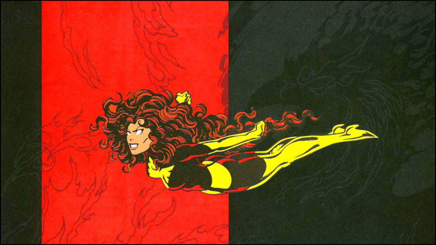 Jean Grey Graphic Art Wallpaper