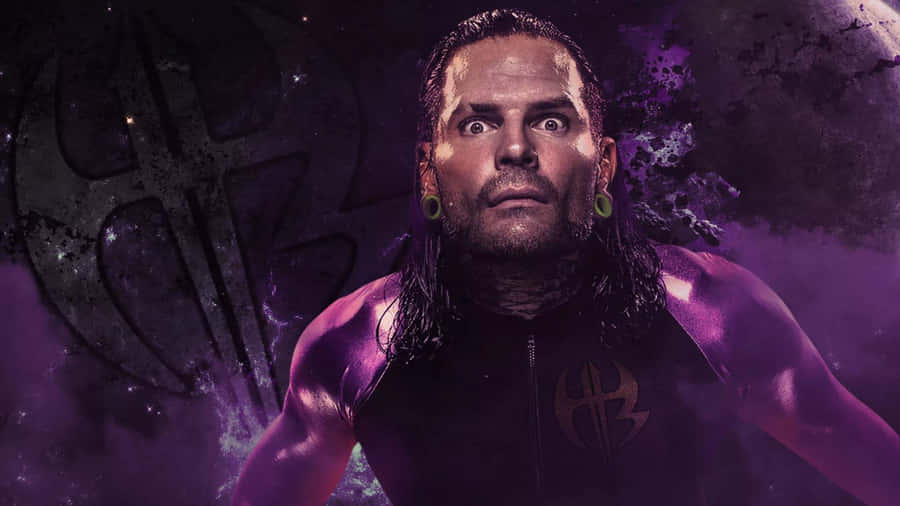 Jeff Hardy Black And Purple Art Wallpaper