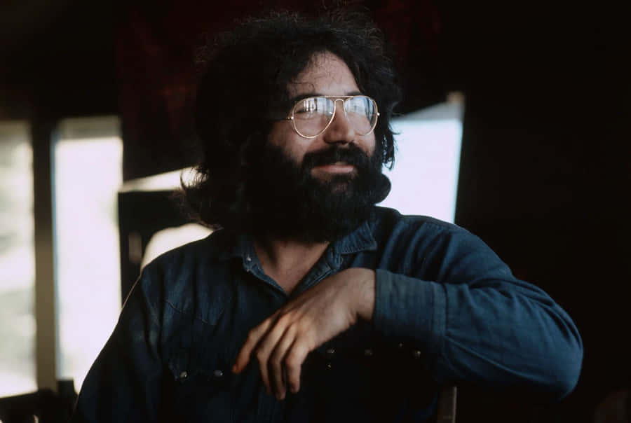 Jerry Garcia Relaxed Portrait Wallpaper