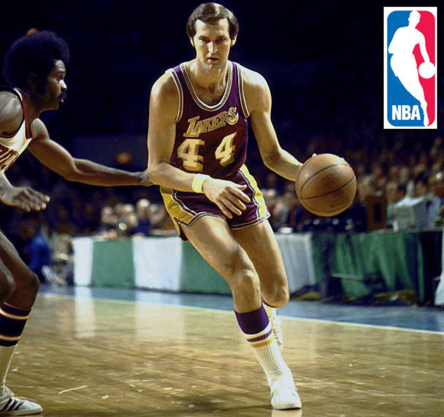 Jerry West The Logo Nba Basketball Icon Wallpaper