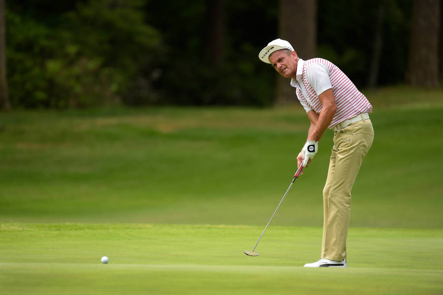 Jesper Parnevik Playing Golf Wallpaper