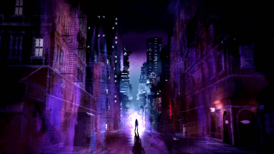 Jessica Jones Dark Street Wallpaper