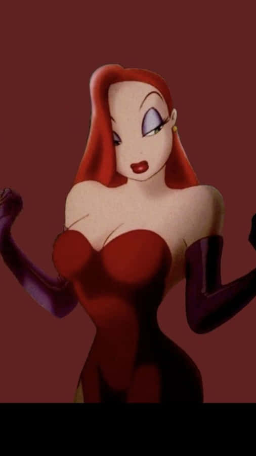 Jessica Rabbit Classic Pose Wallpaper