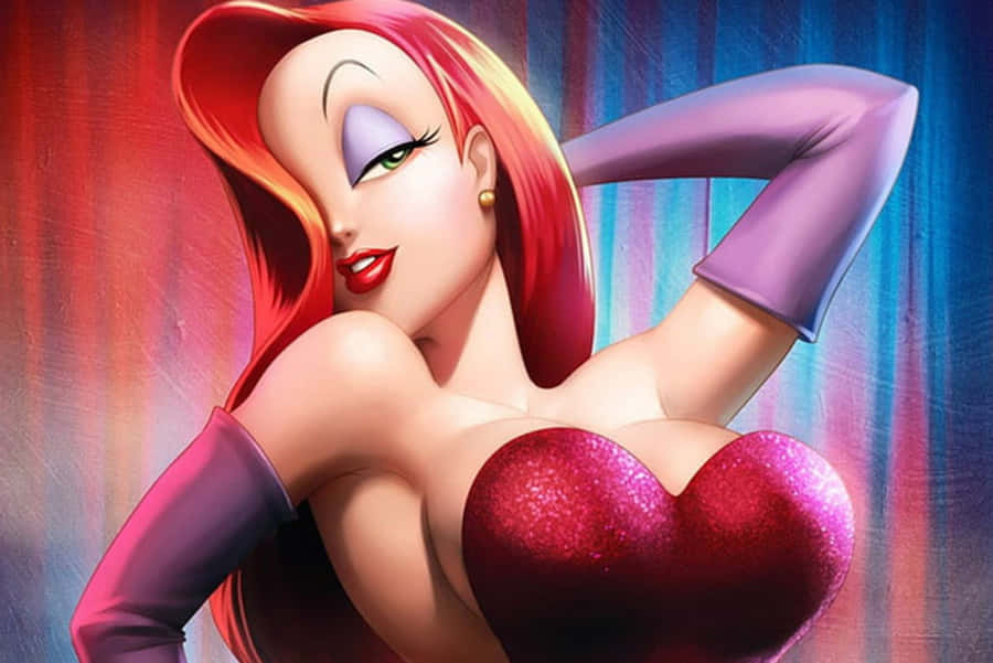 Jessica Rabbit Glamorous Pose Wallpaper