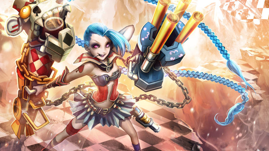 Jester Jinx Skin Wallpaper