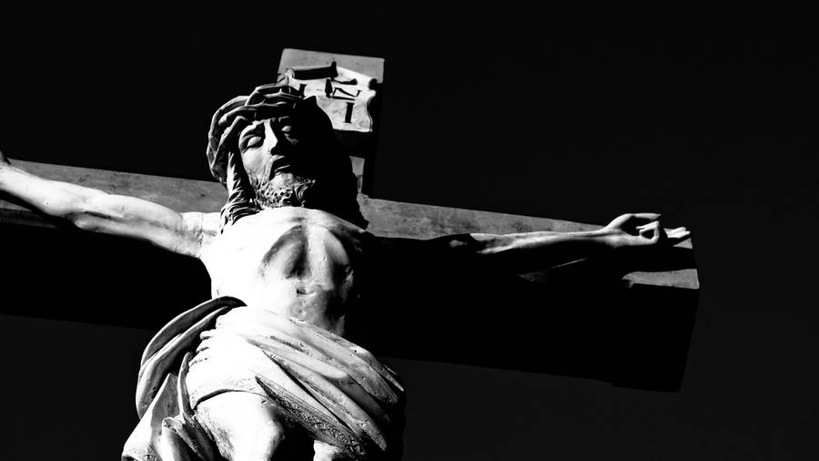 Jesus Christ Black And White Wallpaper