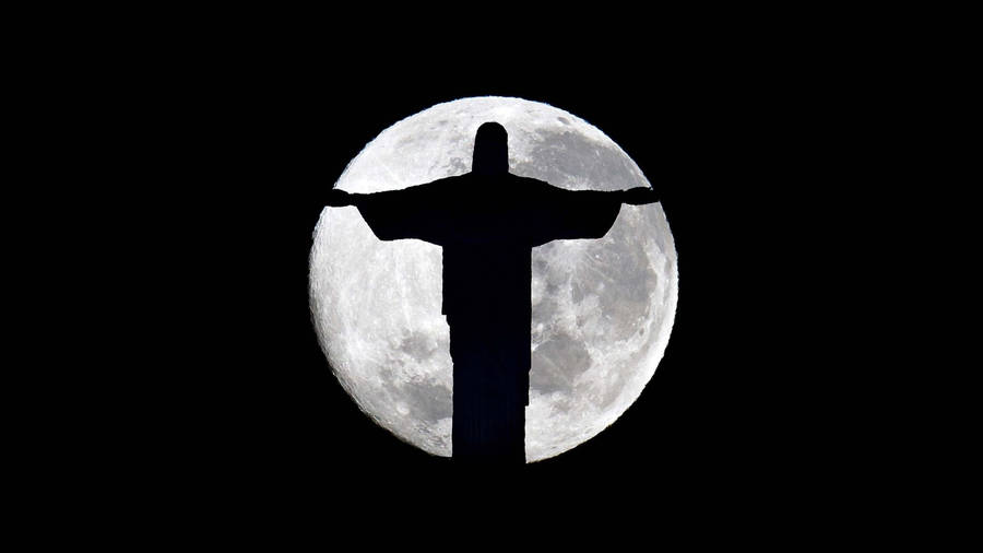 Jesus Christ Statue Silhouette Rio Wallpaper