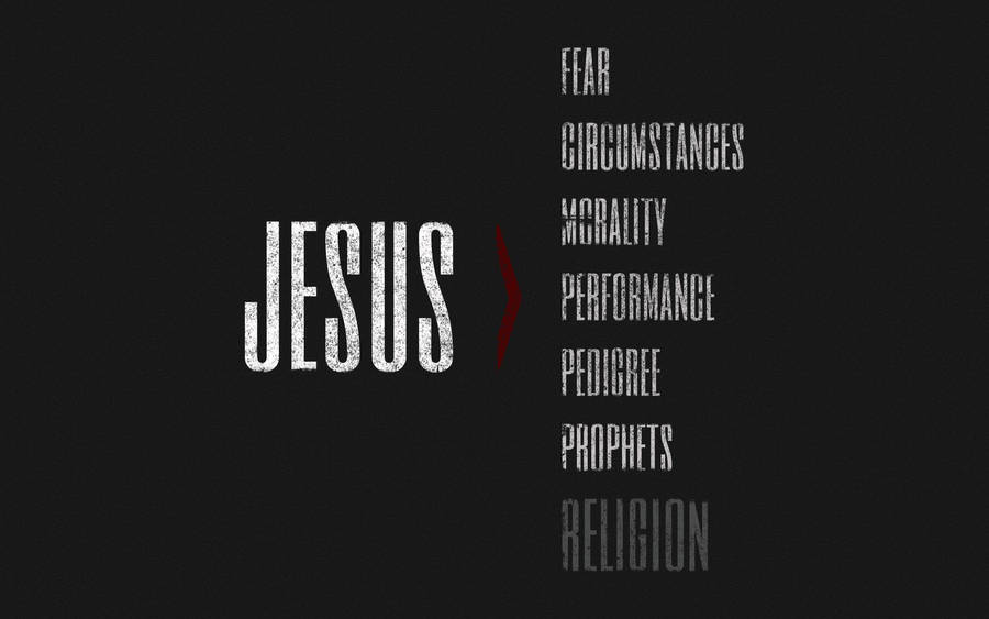 Jesus Greater God Laptop Wallpaper