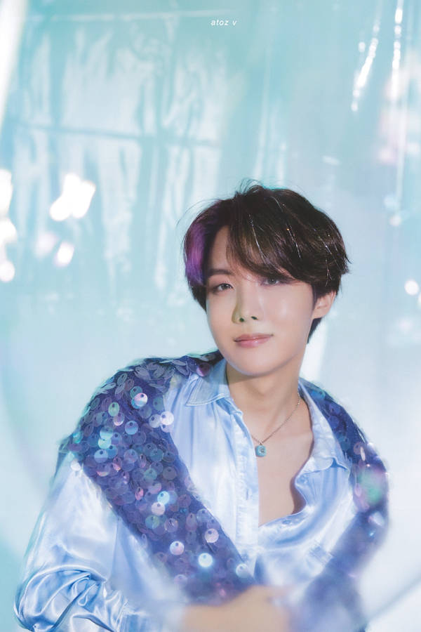 Jhope Cute In Dreamy Blue Wallpaper